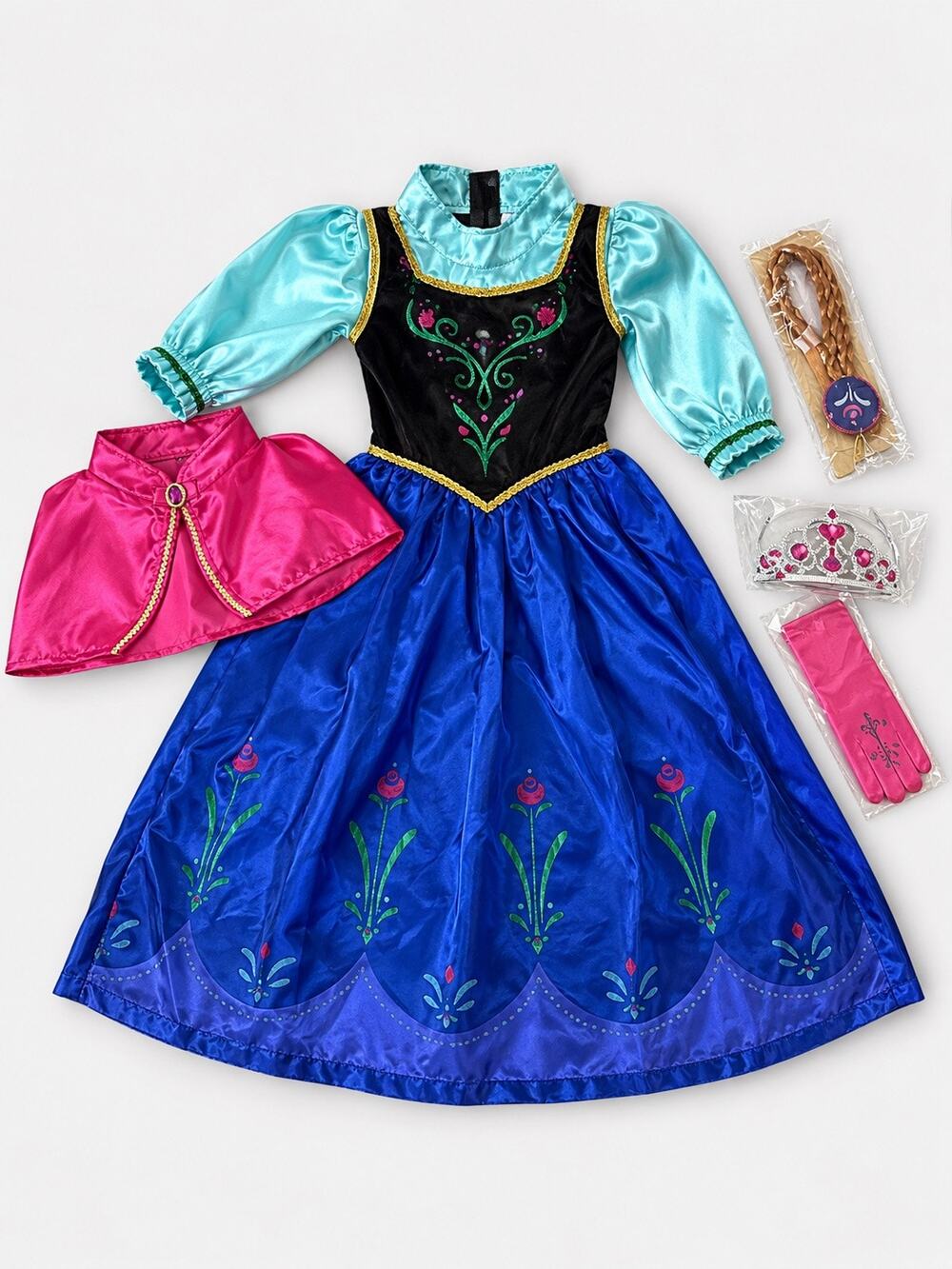 Disney Frozen Anna Coronation Costume Dress Girls 6 Princess
